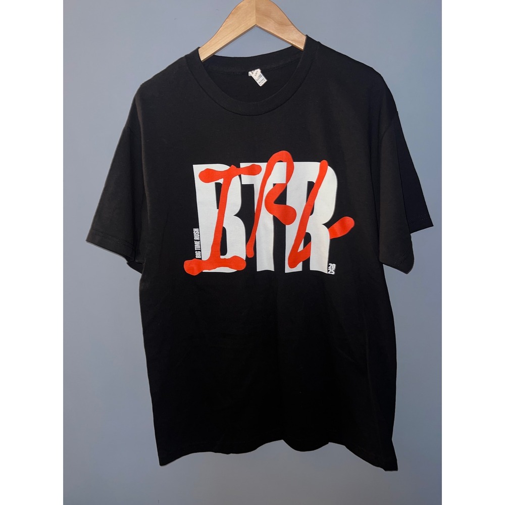 Big Time Rush BTR In Real Life Tour‎ 2025 Graphic T-Shirt Black Mens Large L